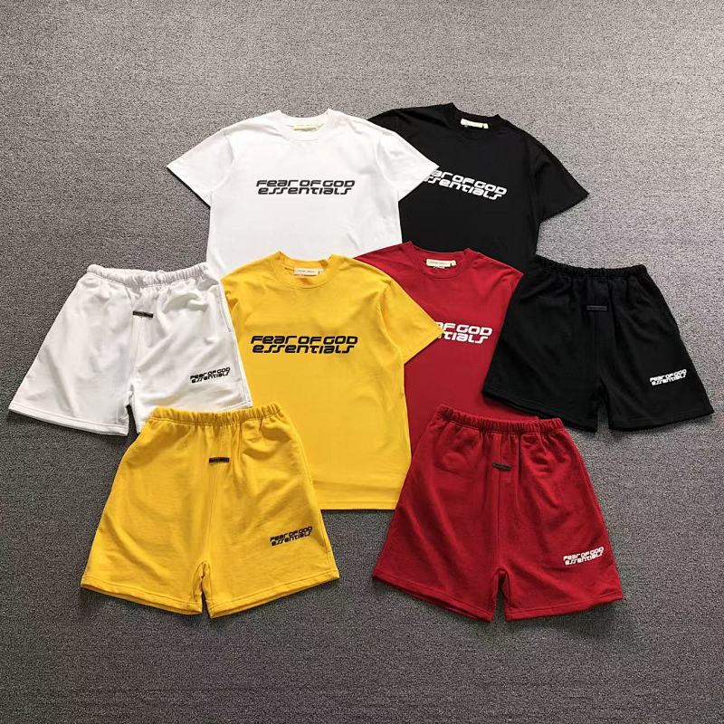 Essentials Top Shorts Fog T-Shirt Shorts
