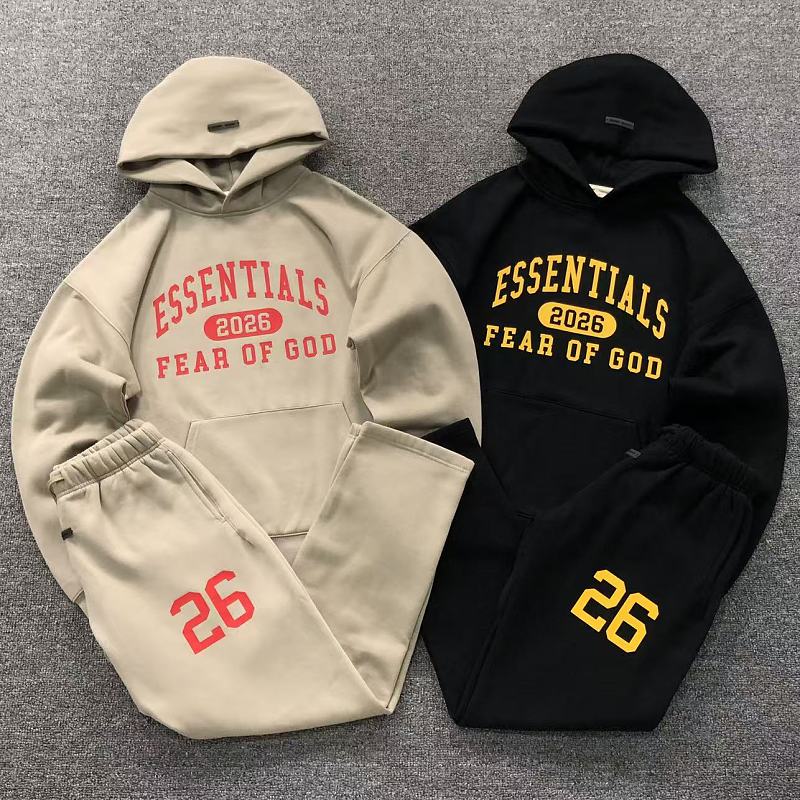 Essentials Top Trousers Fog Hoodie Trousers