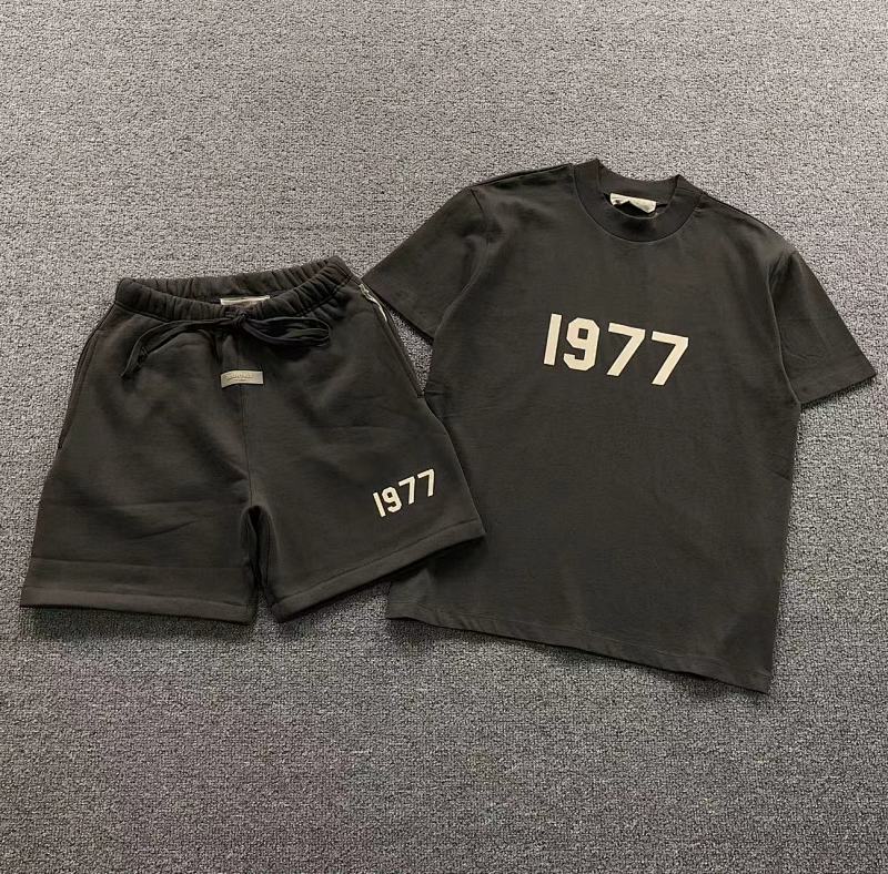 Essentials Top Shorts Fog T-Shirt Shorts