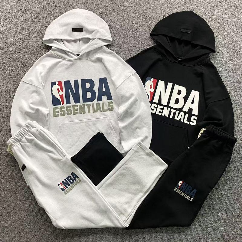 Essentials Top Trousers Fog Nba Basketball Hoodie Trousers