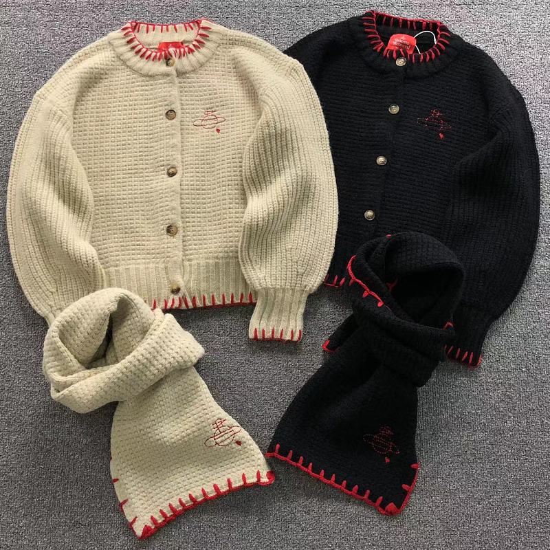 Vivienne Westwood Sweater Scarf Femaie Styie