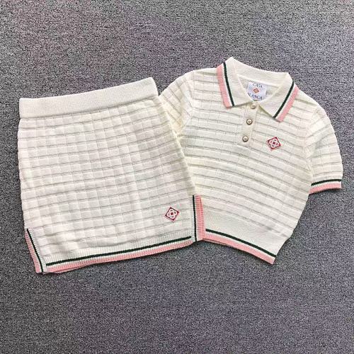 Casablanca Polo Short Skirt Sweater