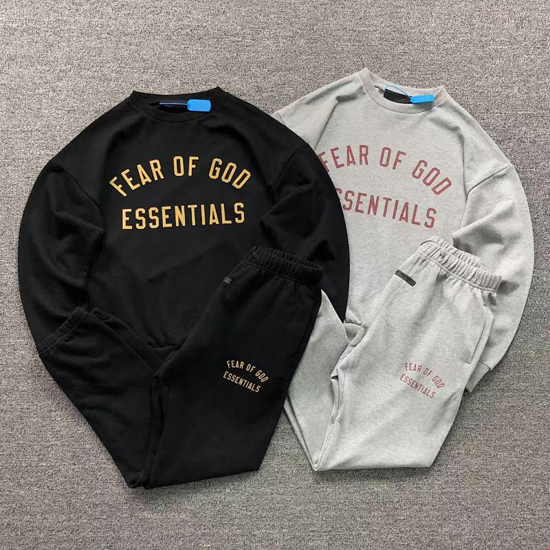 Essentials Top Trousers Fog Hoodie Trousers