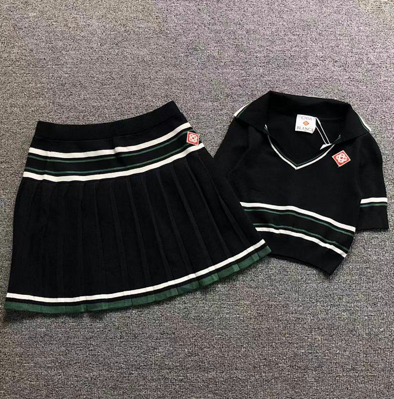 Casablanca Sweater Short Skirt Femaie Styie
