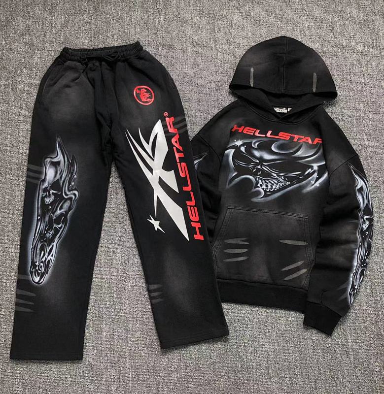 Top Trousers Hellstar Hoodie Trousers