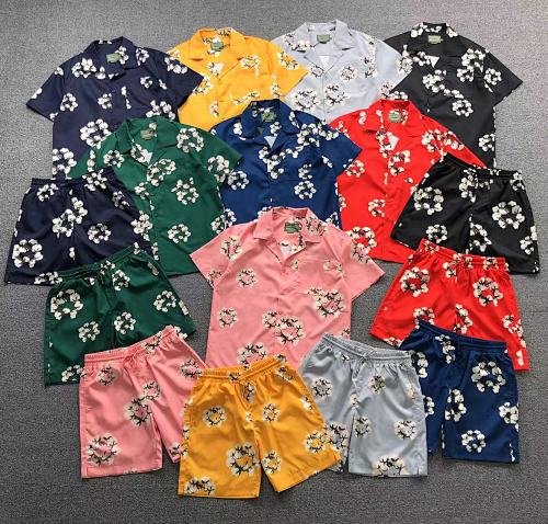 Top Shorts Denim Tears Shirt Shorts