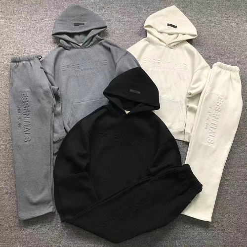 Essentials Top Trousers Fog Hoodie Trousers