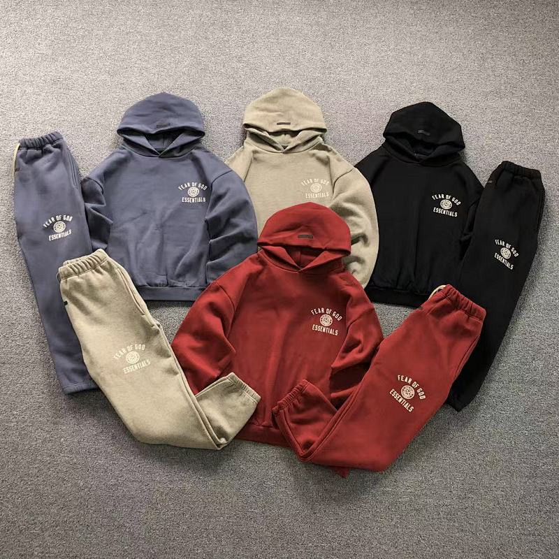Essentials Top Trousers Fog Hoodie Trousers