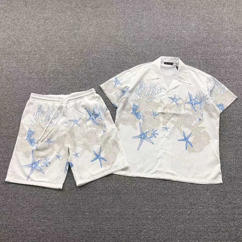 Top Shorts Versace Shirt Shorts
