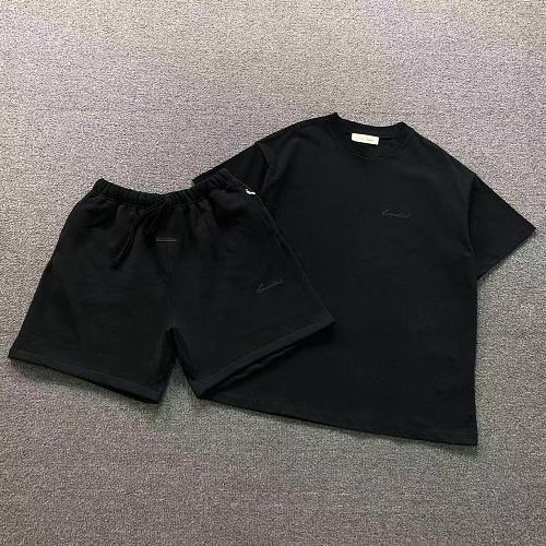 Essentials Top Shorts Fog T-Shirt Shorts