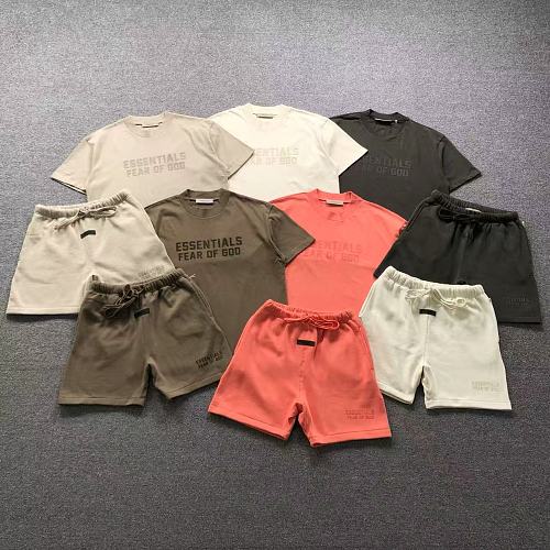 Essentials Top Shorts Fog T-Shirt Shorts