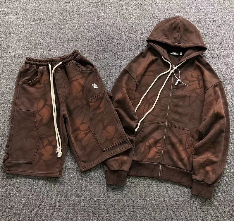 Top Trousers Hellstar Hoodie Shorts