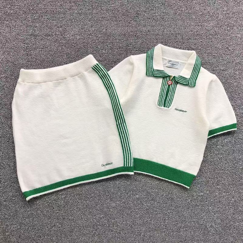 Casablanca Sweater Short Skirt Femaie Styie