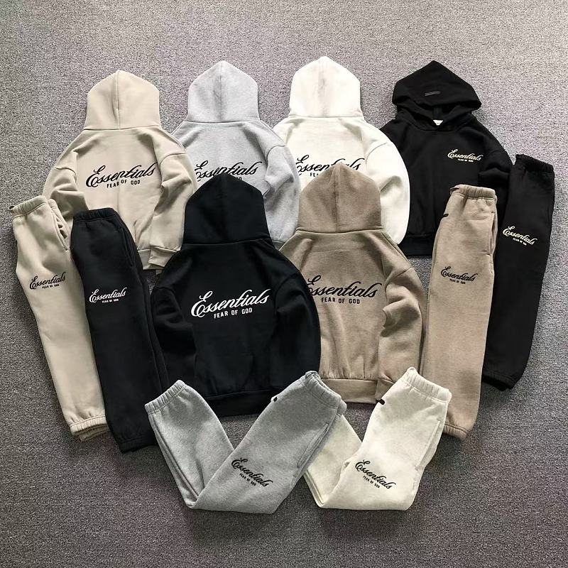 Essentials Top Trousers Fog Hoodie Trousers Child