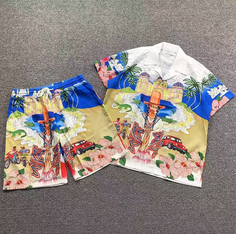 Top Shorts Casablanca Shirt Shorts
