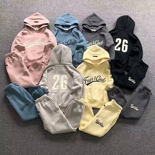 Essentials Top Trousers Fog Hoodie Trousers Child