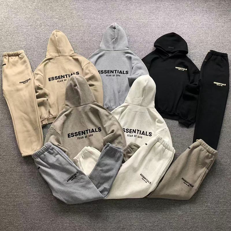 Essentials Top Trousers Fog Hoodie Trousers