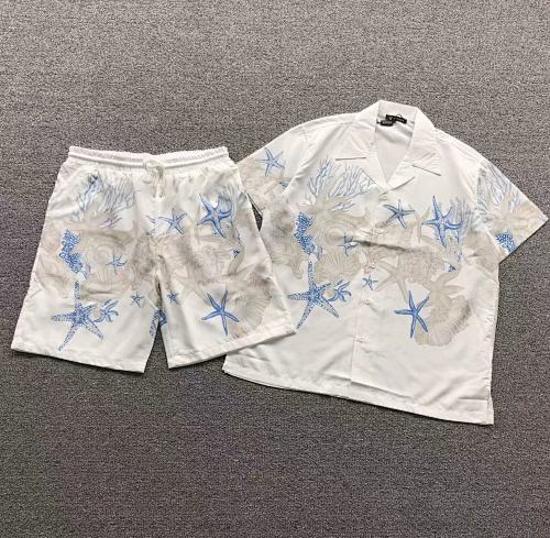 Top Shorts Versace Shirt Shorts