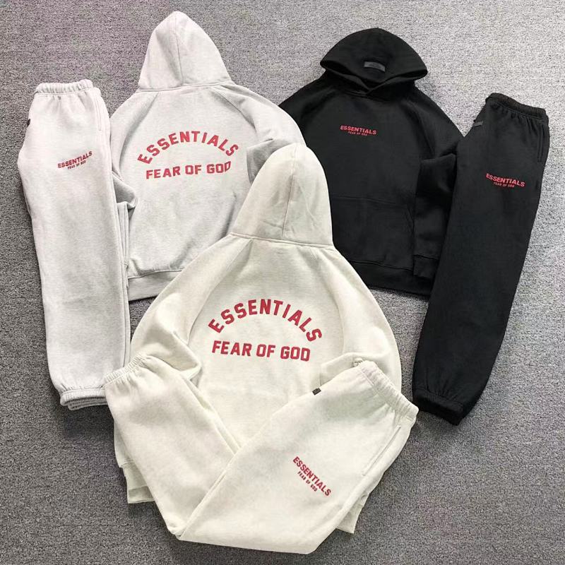 Essentials Top Trousers Fog Hoodie Trousers