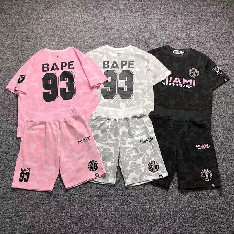 Top Shorts Bape T-Shirt Shorts