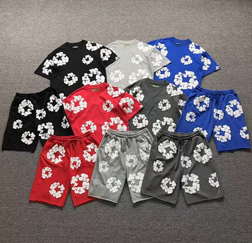 Top Shorts Denim Tears T-Shirt Shorts