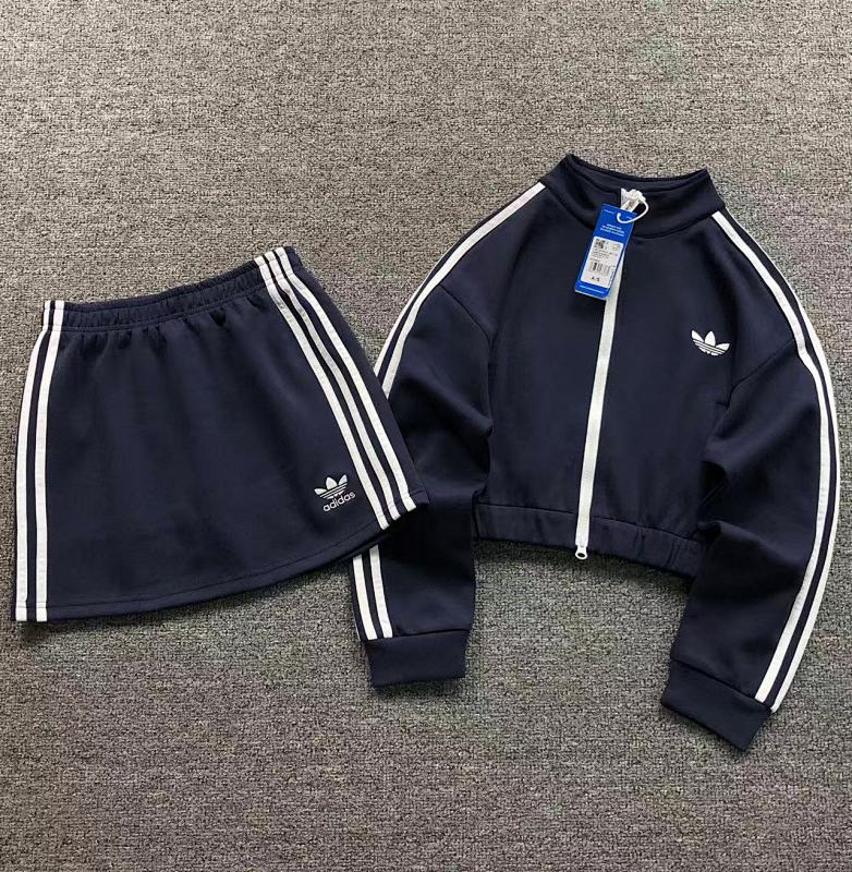 Adidas Hoodie Short Skirt Femaie Styie