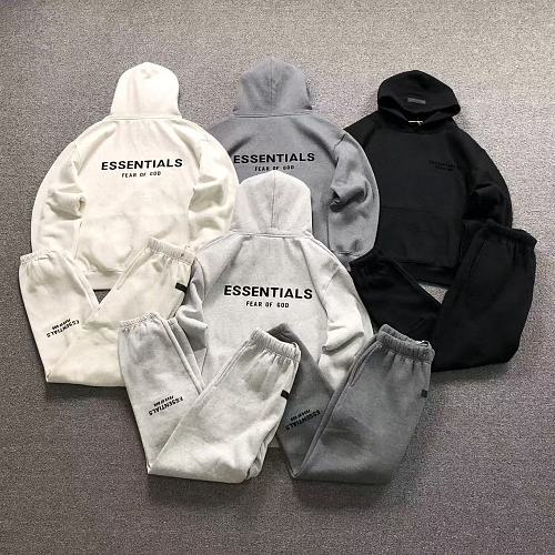 Essentials Top Trousers Fog Hoodie Trousers