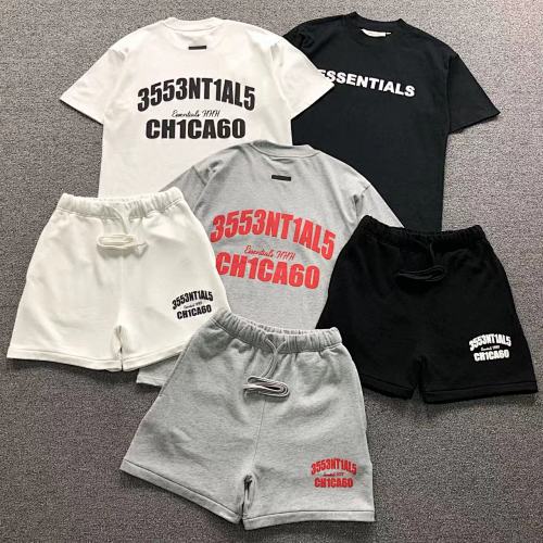 Essentials Top Shorts Fog T-Shirt Shorts