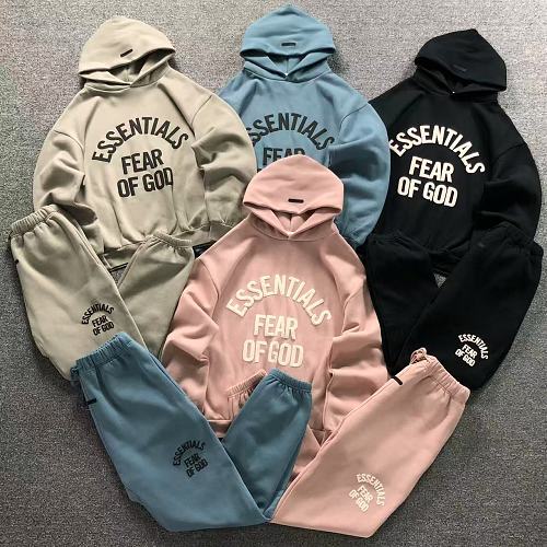 Essentials Top Trousers Fog Hoodie Trousers