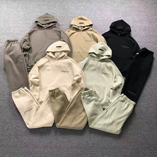Essentials Top Trousers Fog Hoodie Trousers