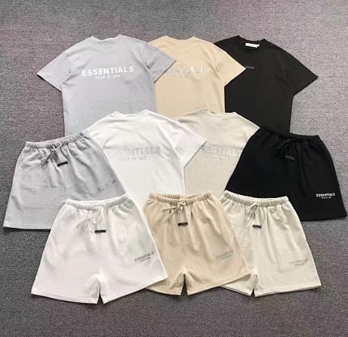 Essentials Top Shorts Fog T-Shirt Shorts