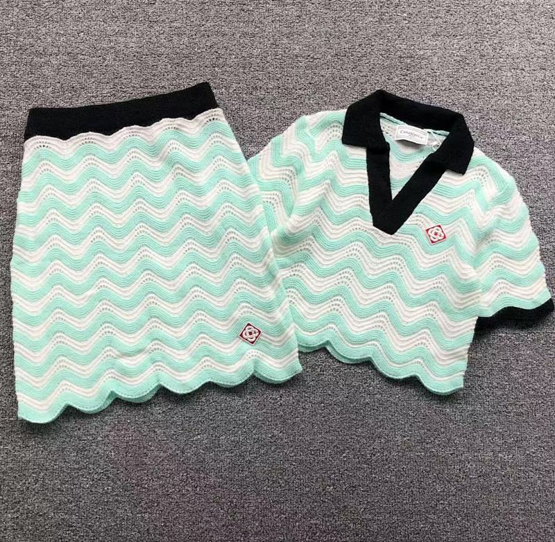 Casablanca Polo Short Skirt Femaie Styie