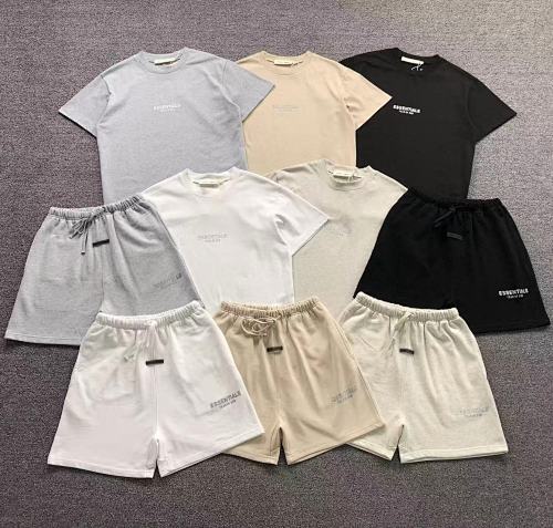 Essentials Top Shorts Fog T-Shirt Shorts