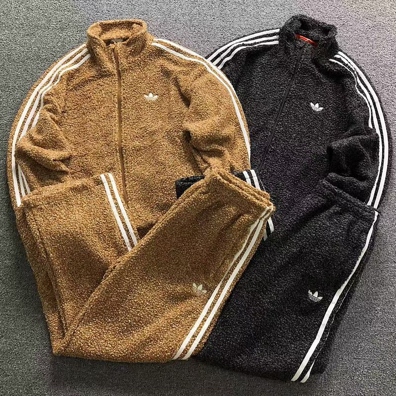 Top Trousers Adidas Fleece Jacket Trousers