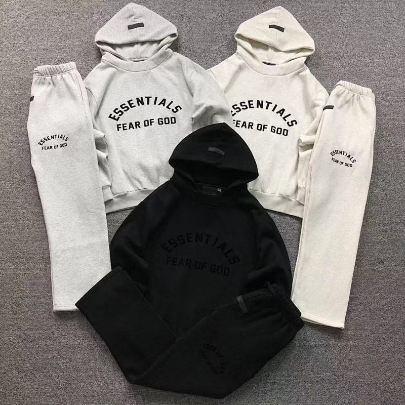 Essentials Top Trousers Fog Hoodie Trousers