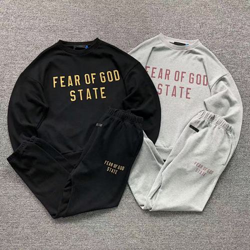 Essentials Top Trousers Fog Hoodie Trousers