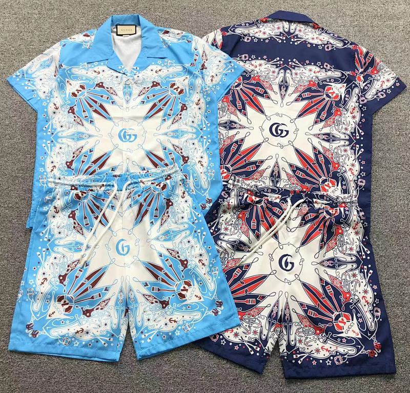 Top Shorts Gucci Shirt Shorts