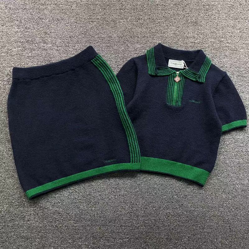 Casablanca Polo Short Skirt Femaie Styie