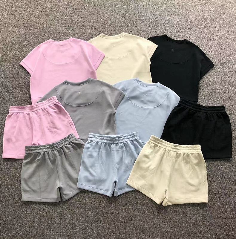 Top Shorts Lululemon T-Shirt Shorts Femaie Styie