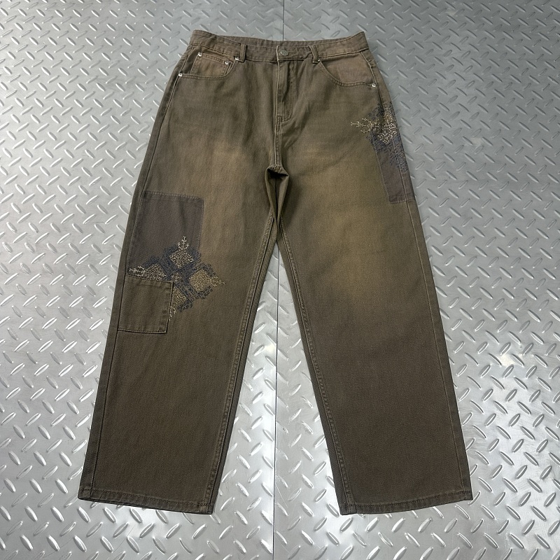 Cny Derschutze Aziza Brown Washed Denim