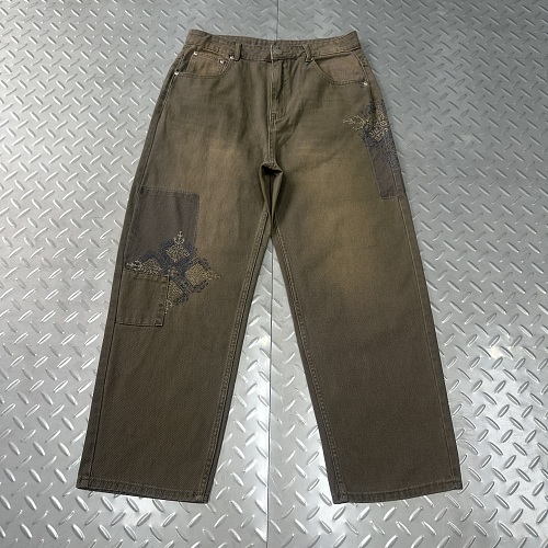 Cny Derschutze Aziza Brown Washed Denim