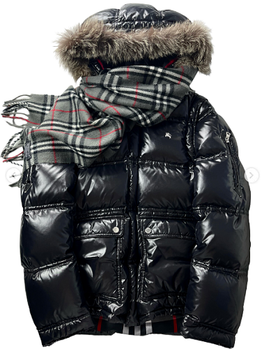 Pre-Order - Japan Burberry Vintage Puffer - Black