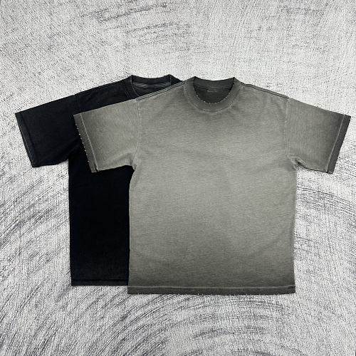 Etheria 100 Cotton Washed Crew Neck T-Shirt