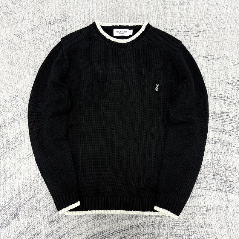 Saint Laurent YSL Vintage Knit - Black & White