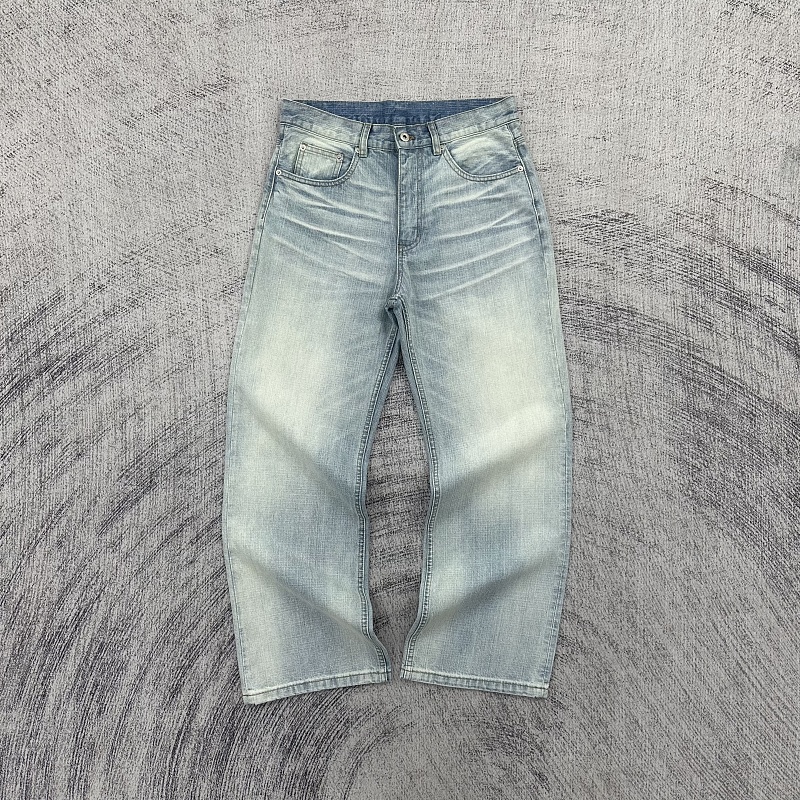 Etheria Light Blue Distressed-Wash Nevada Jeans