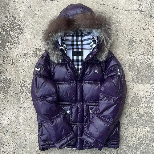 Pre-Order - Japan Burberry Vintage Puffer - Purple