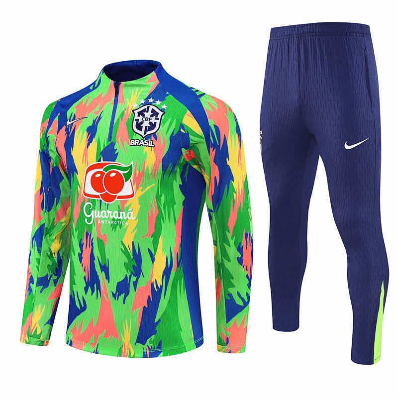 Brazil Half Zip Training Suit Set
