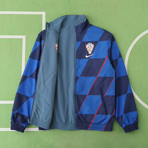 Croatia Wear On Both Sides Windbreaker