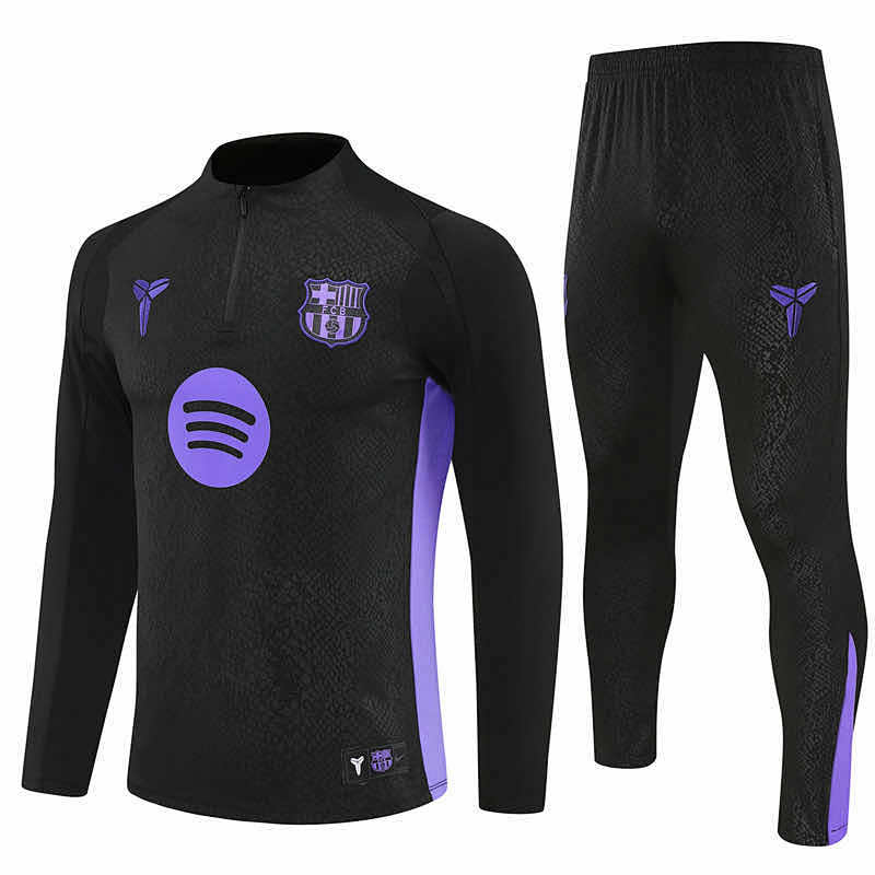 FC Barcelona Barça Half Zip Training Suit Set