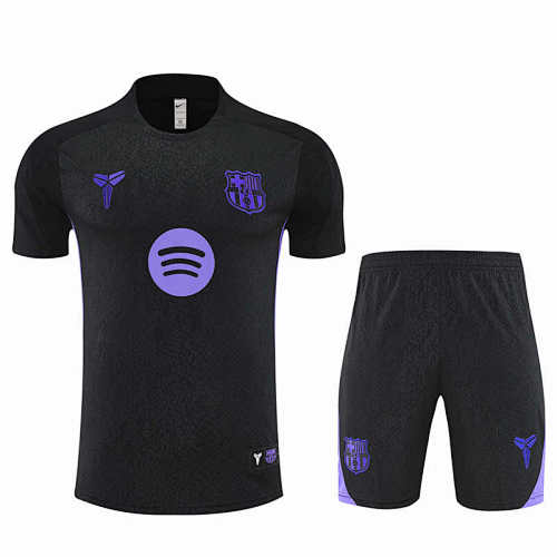 FC Barcelona Barça Training Clothes Suit Short Sleeve Fan Version